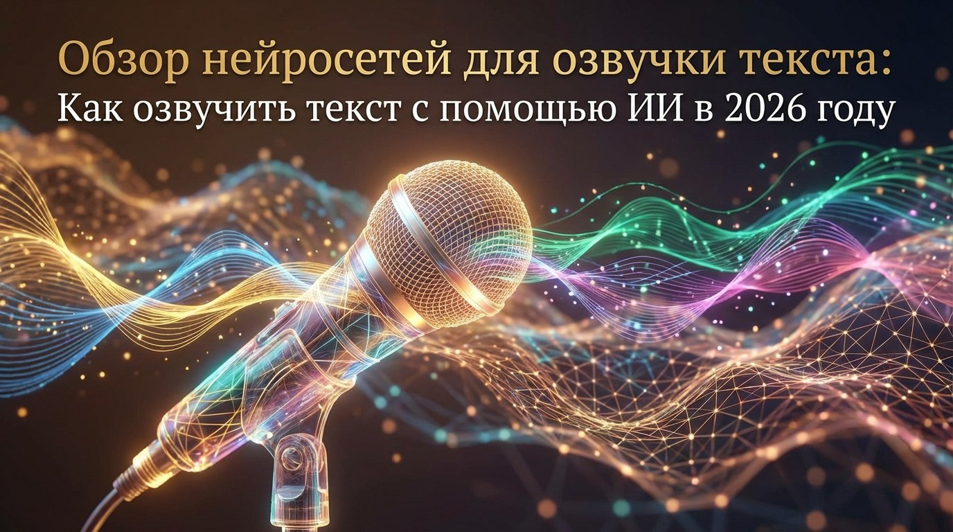 Обзор нейросетей для озвучки текста: Как озвучить текст с помощью ИИ в 2026 году - 1